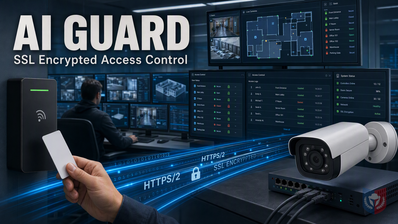 AI GUARD 整合海康同步 ACS 門禁系統：SSL 加密與 HTTP/2 極速防護，實現多樓宇統一出入口管理