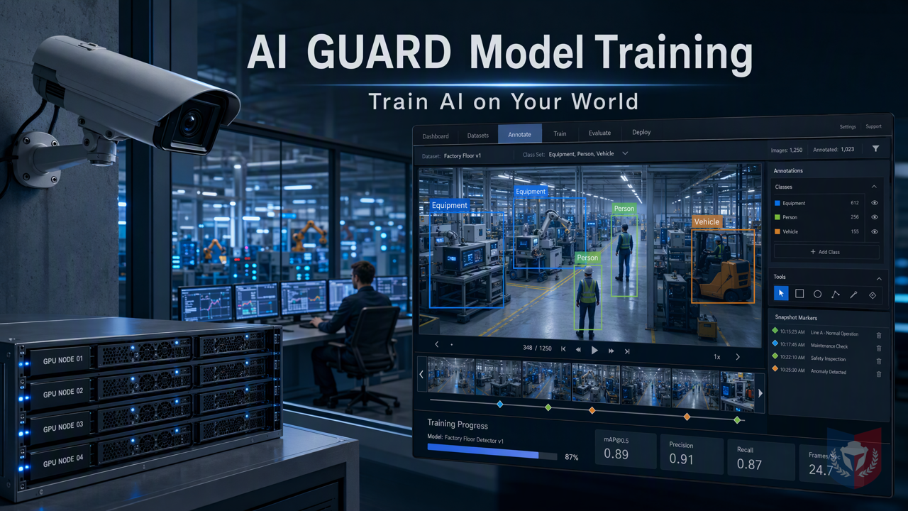 從一張圖到自訂模型：AI GUARD 模型訓練功能全景與落地應用