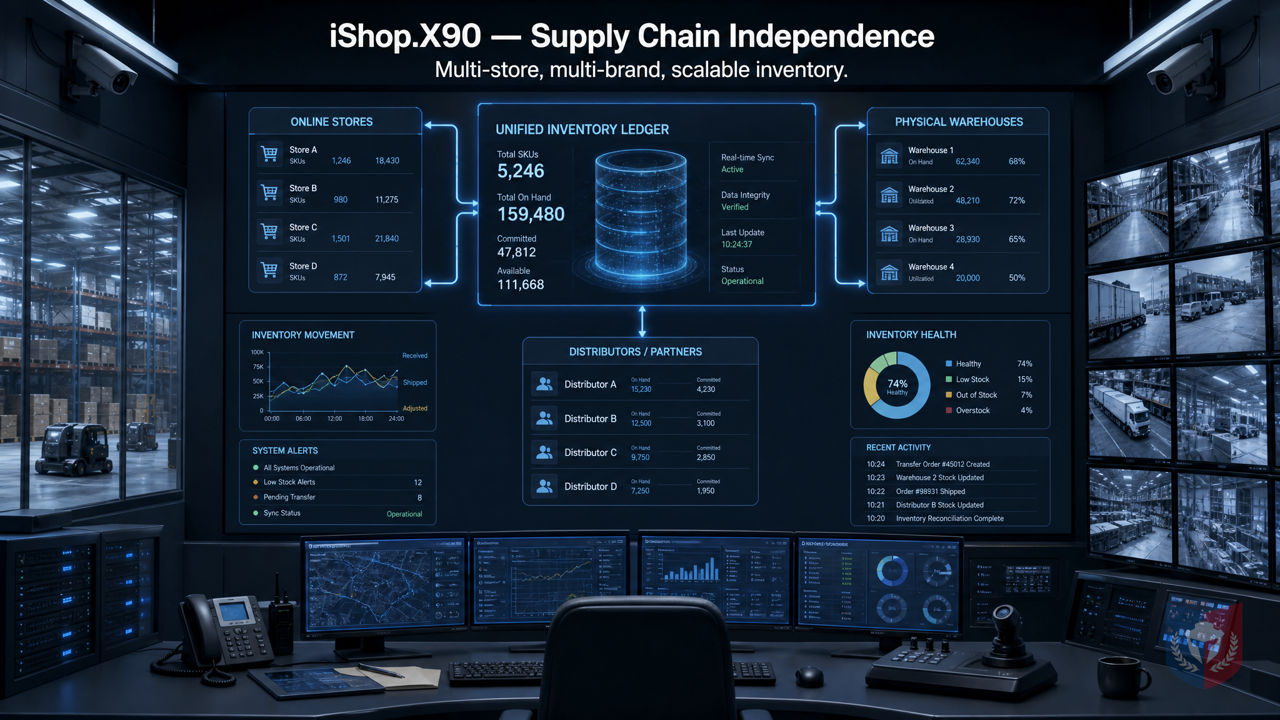 不綁單一網店：iShop.X90 供應鏈獨立性與擴展性
